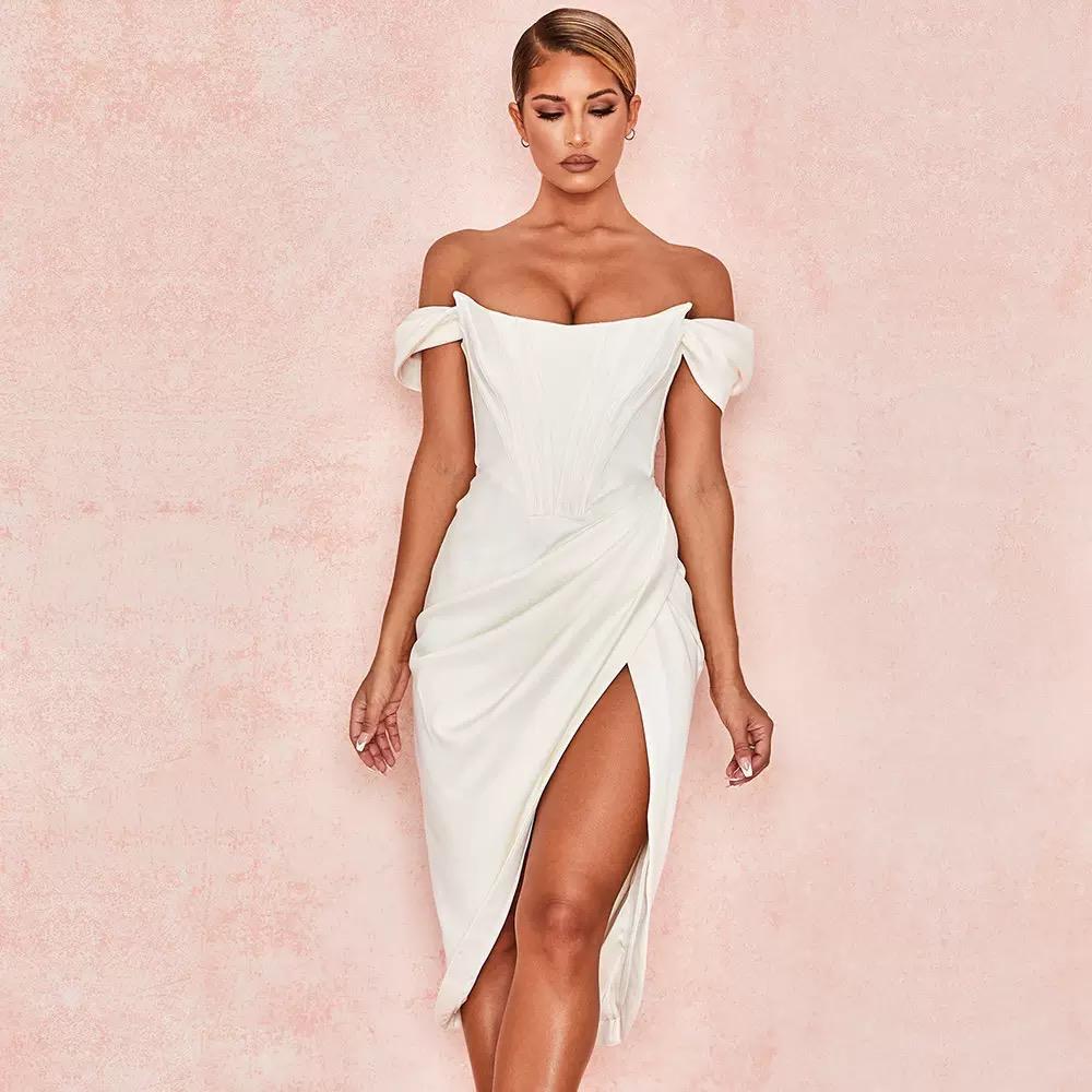 Sculpted Grace Dress