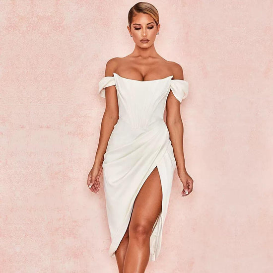 Sculpted Grace Dress