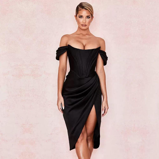 Sculpted Grace Dress