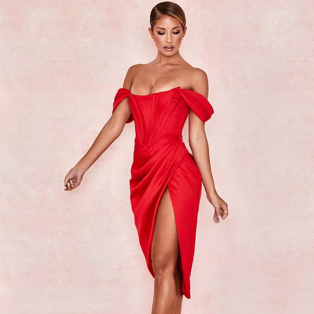 Sculpted Grace Dress