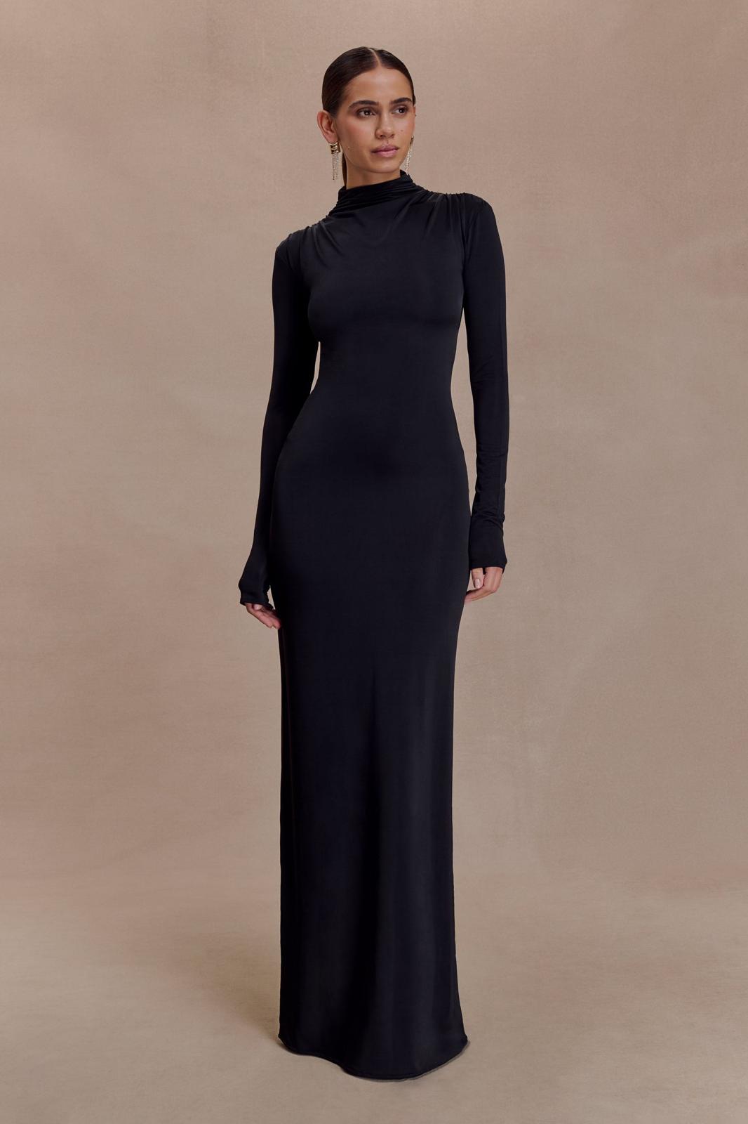 Slinky Cut Out Maxi Dress
