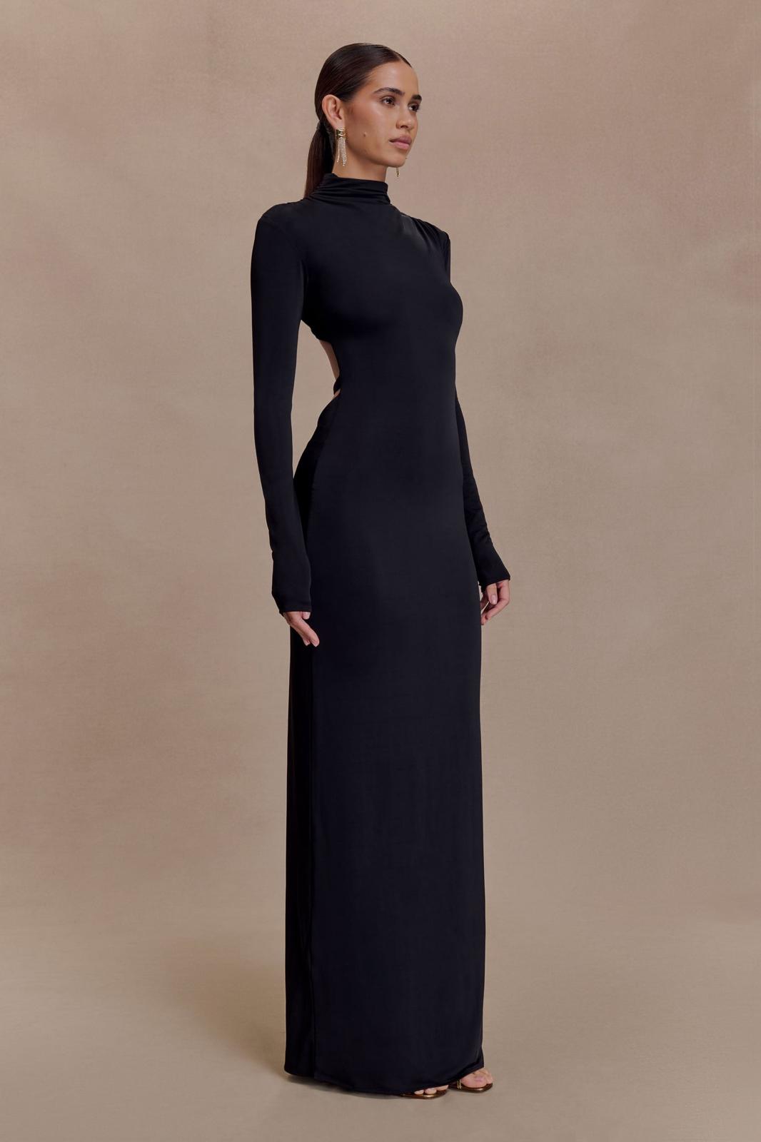 Slinky Cut Out Maxi Dress