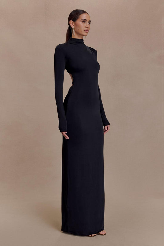 Slinky Cut Out Maxi Dress