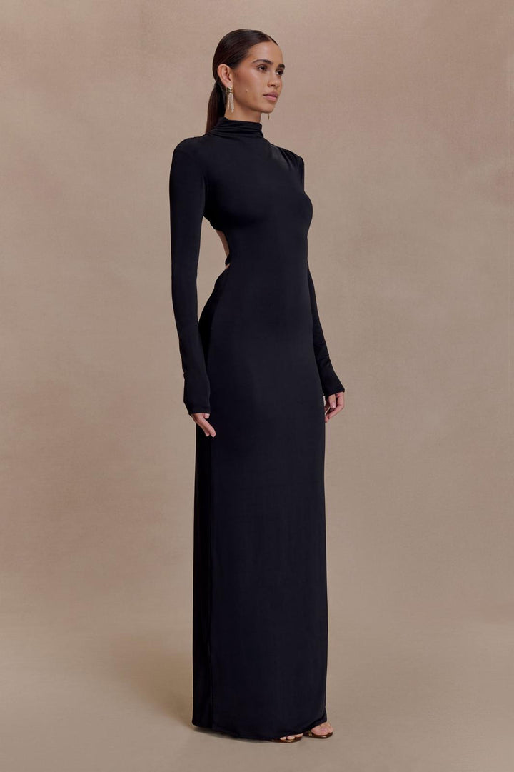 Slinky Cut Out Maxi Dress