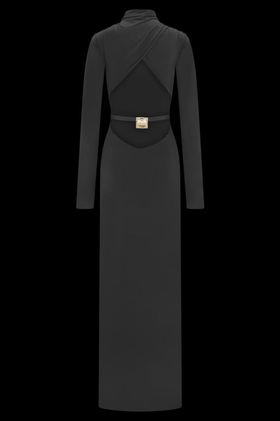 Slinky Cut Out Maxi Dress