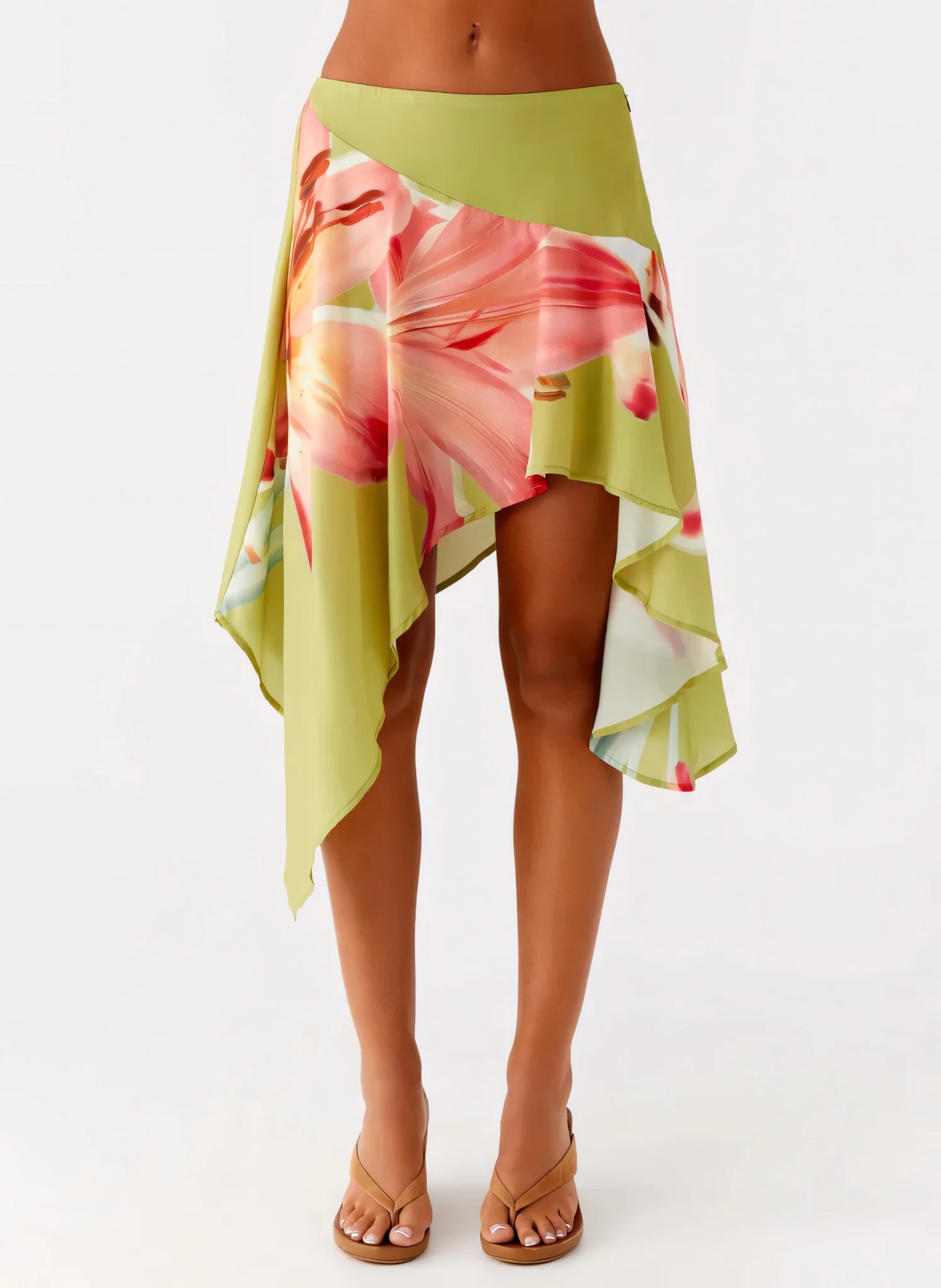 Flowing Floral Skirt