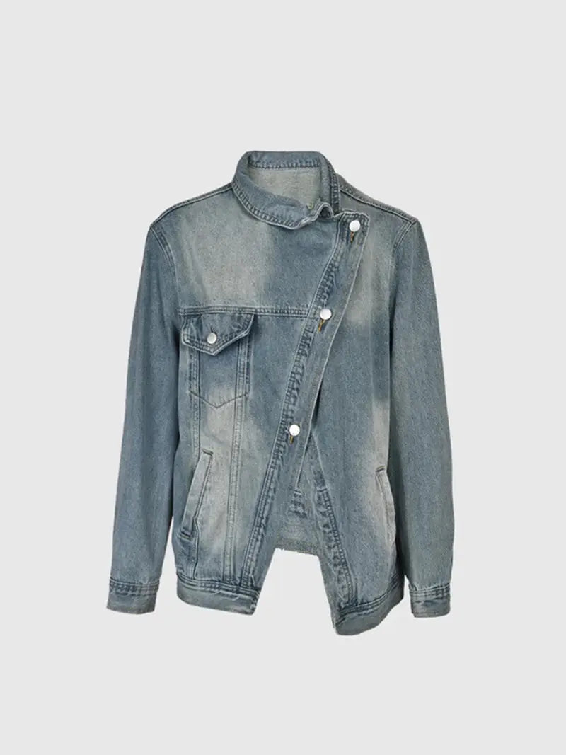 Oversized-Jeansjacke im Workwear-Stil