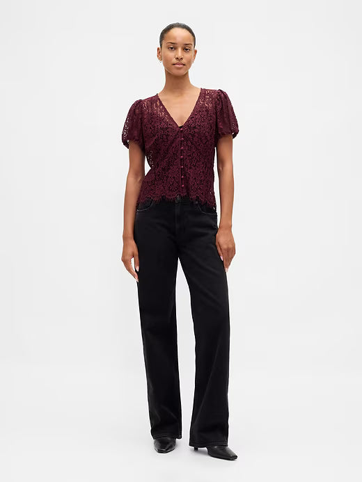 Elegante Spitzenbluse