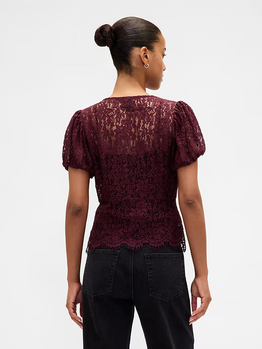 Elegante Spitzenbluse