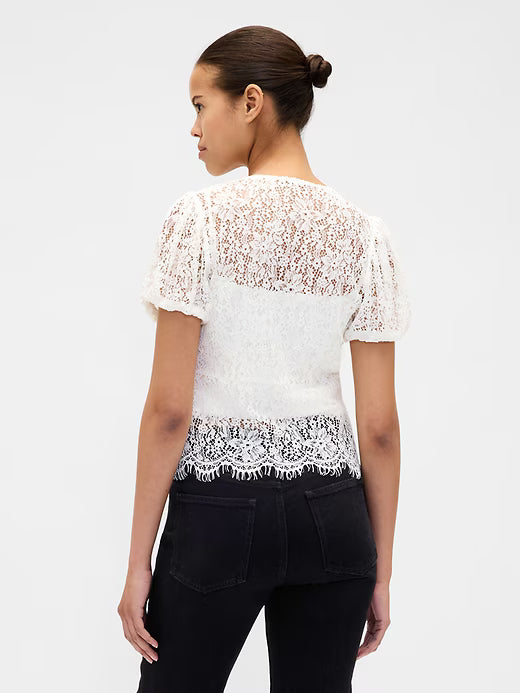 Elegante Spitzenbluse