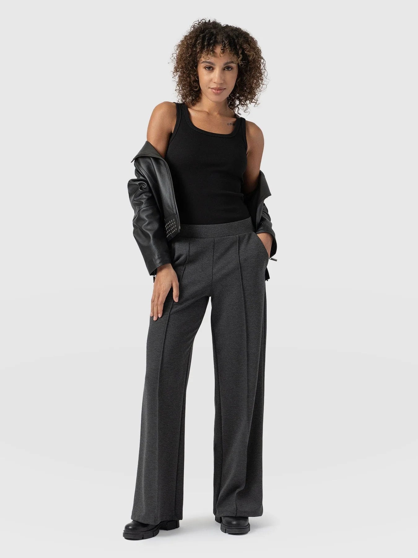 Luxe Wide-Leg Trousers