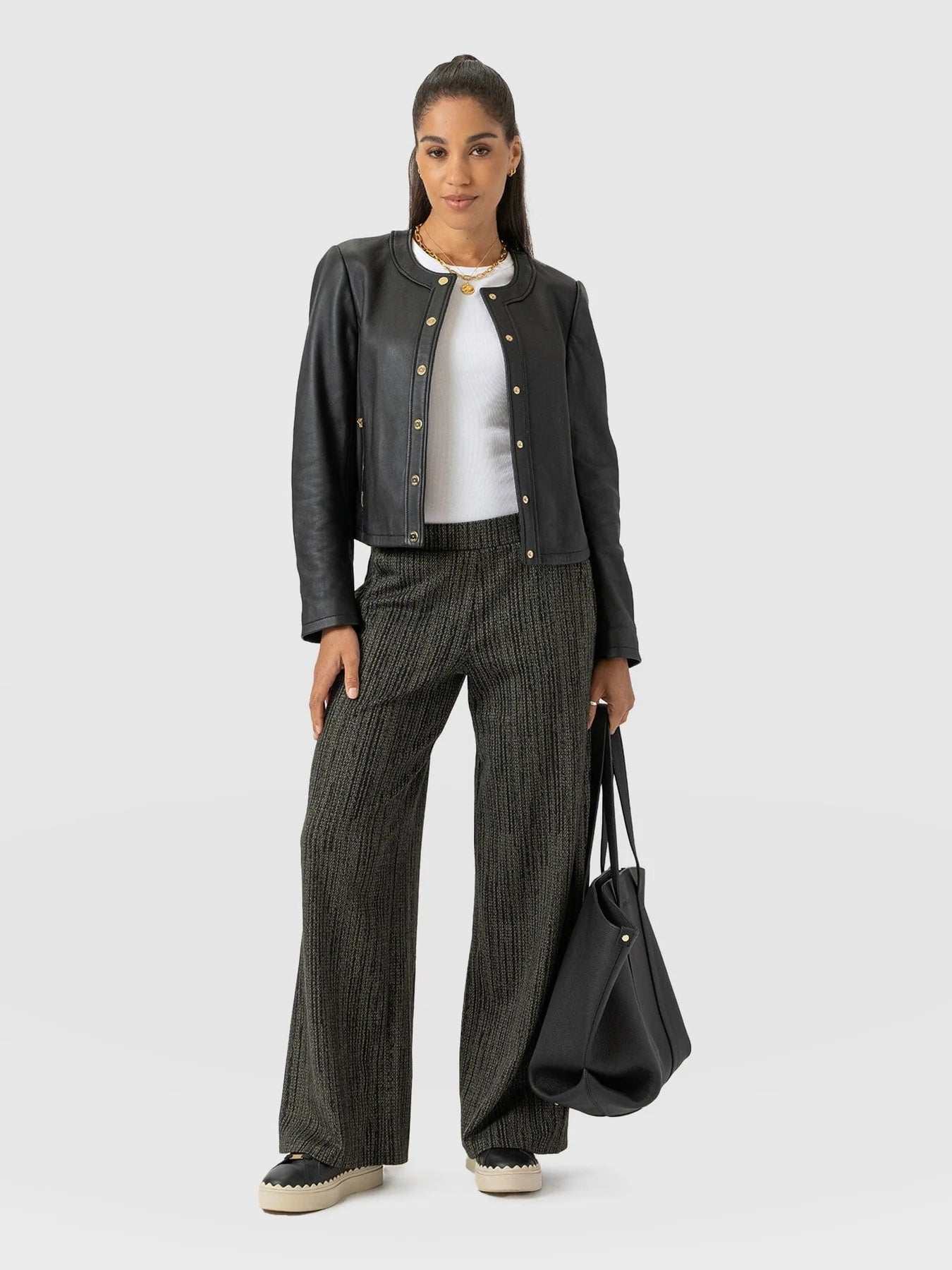 Luxe Wide-Leg Trousers