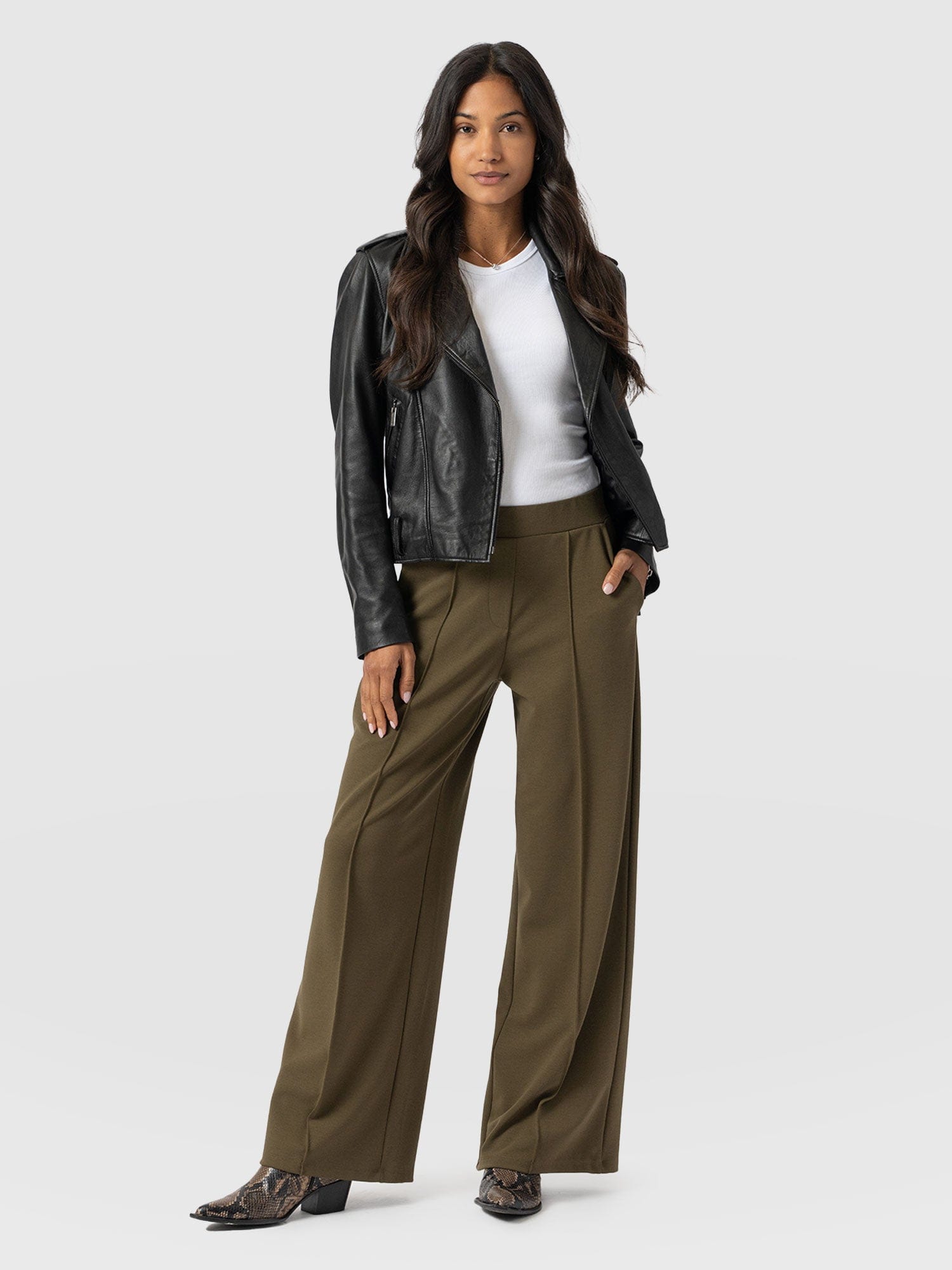 Luxe Wide-Leg Trousers