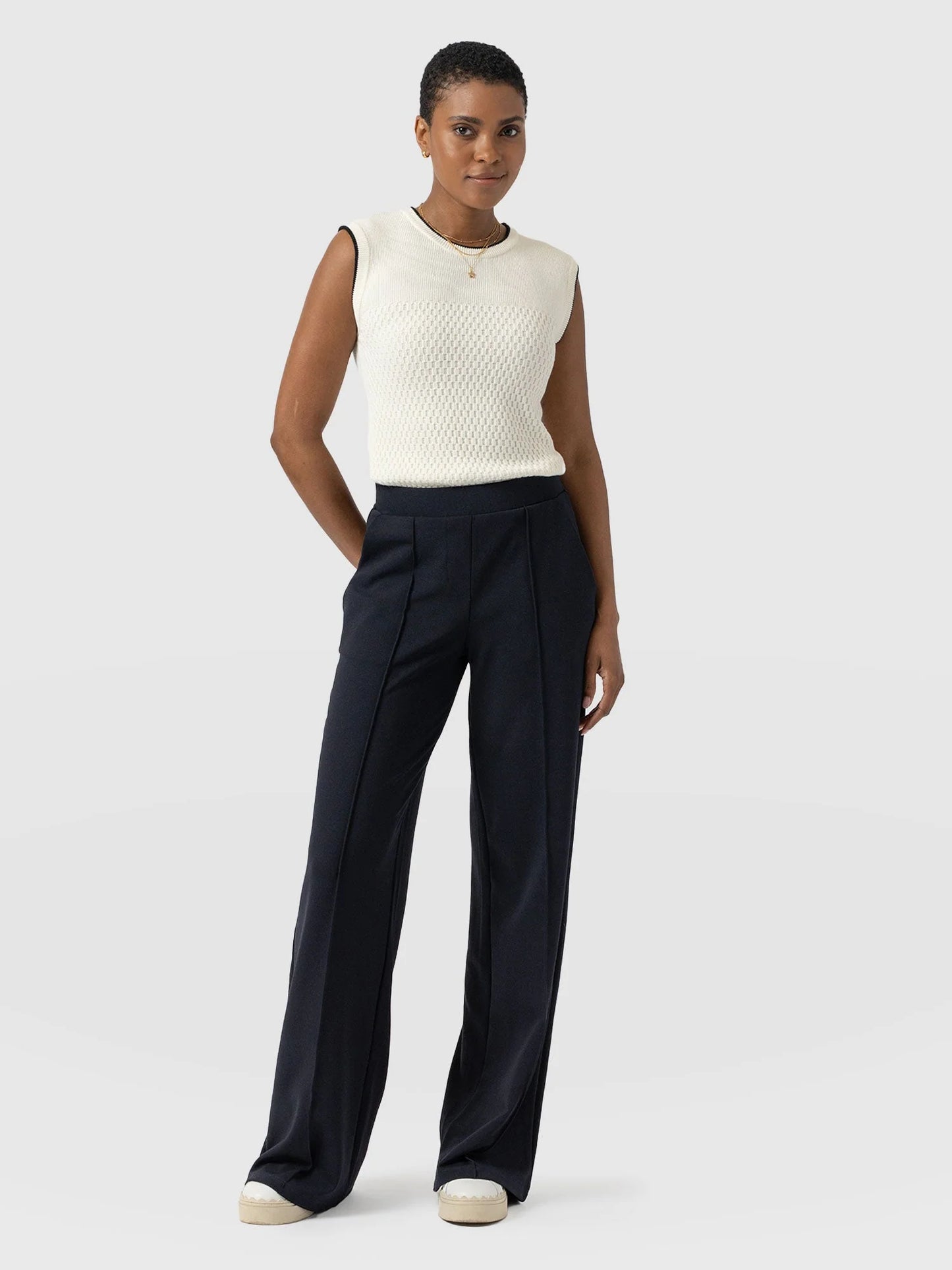 Luxe Wide-Leg Trousers