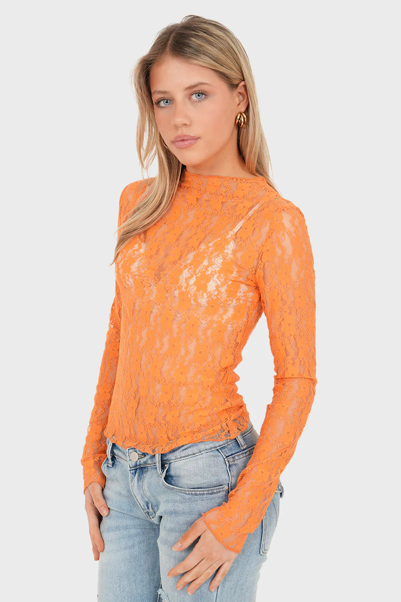 The Elara Lace Top