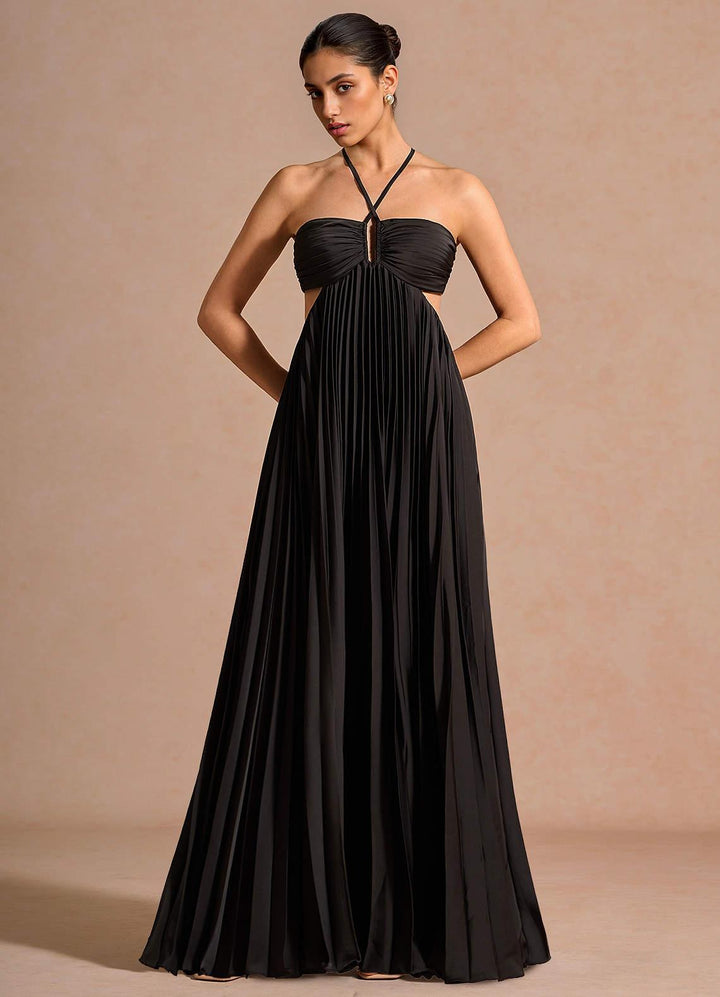 Pleated Goddess Maxi Dress