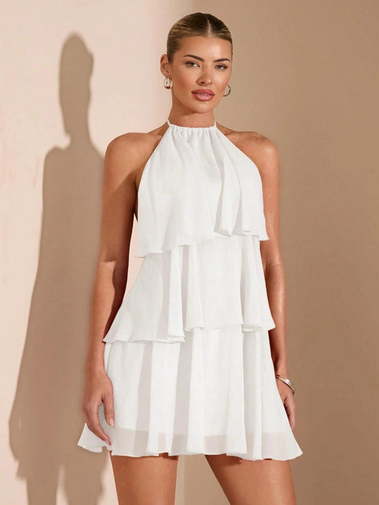 Etherea Layered Halter Dress
