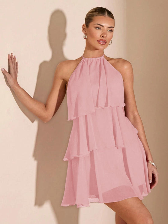 Etherea Layered Halter Dress