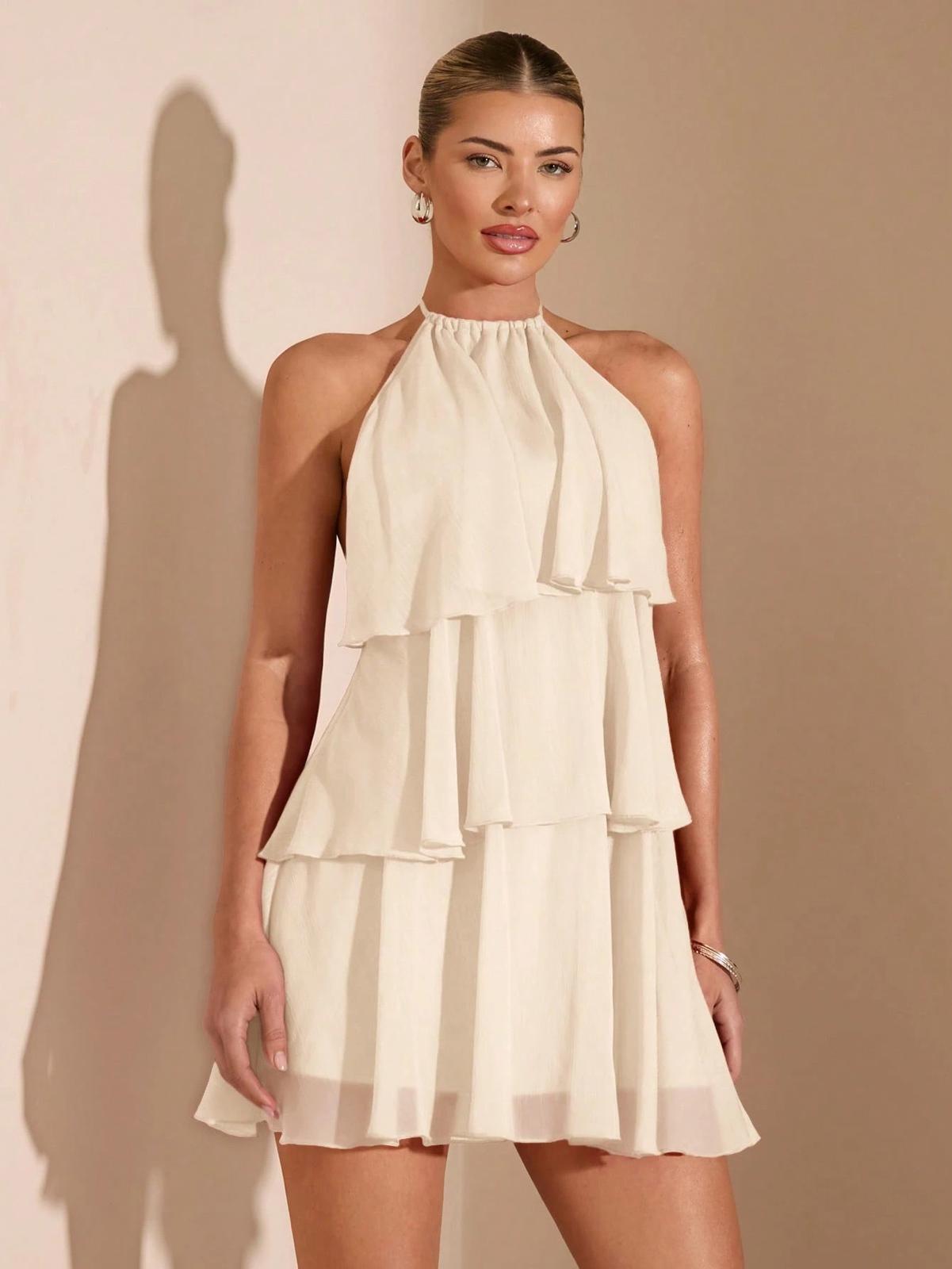 Etherea Layered Halter Dress