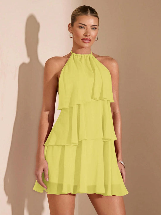 Etherea Layered Halter Dress