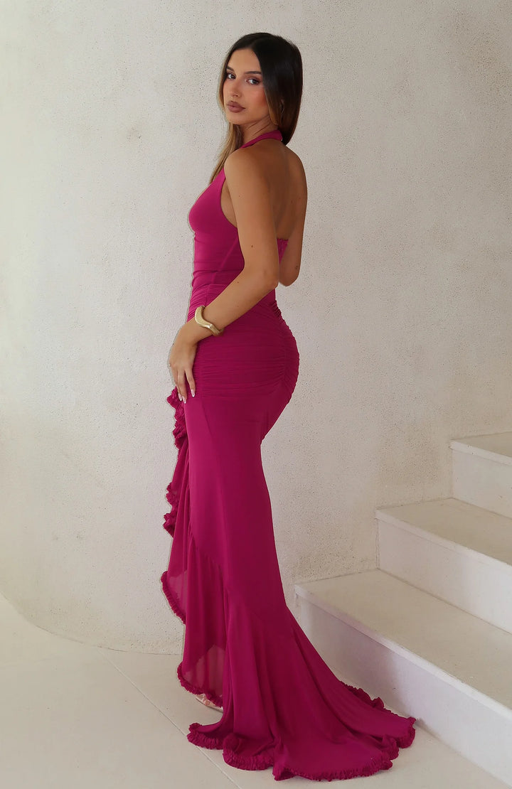 Elysian Ruffle Maxi Dress